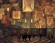 Bartholomeus van Bassen Interior of the Great Hall on the Binnenhof in The Hague. oil painting
